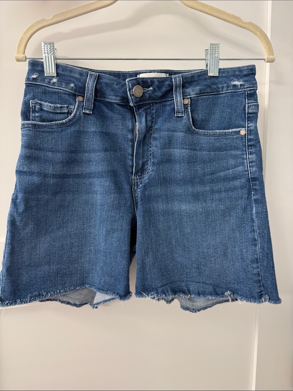 PAIGE Sara Longline Jean Shorts